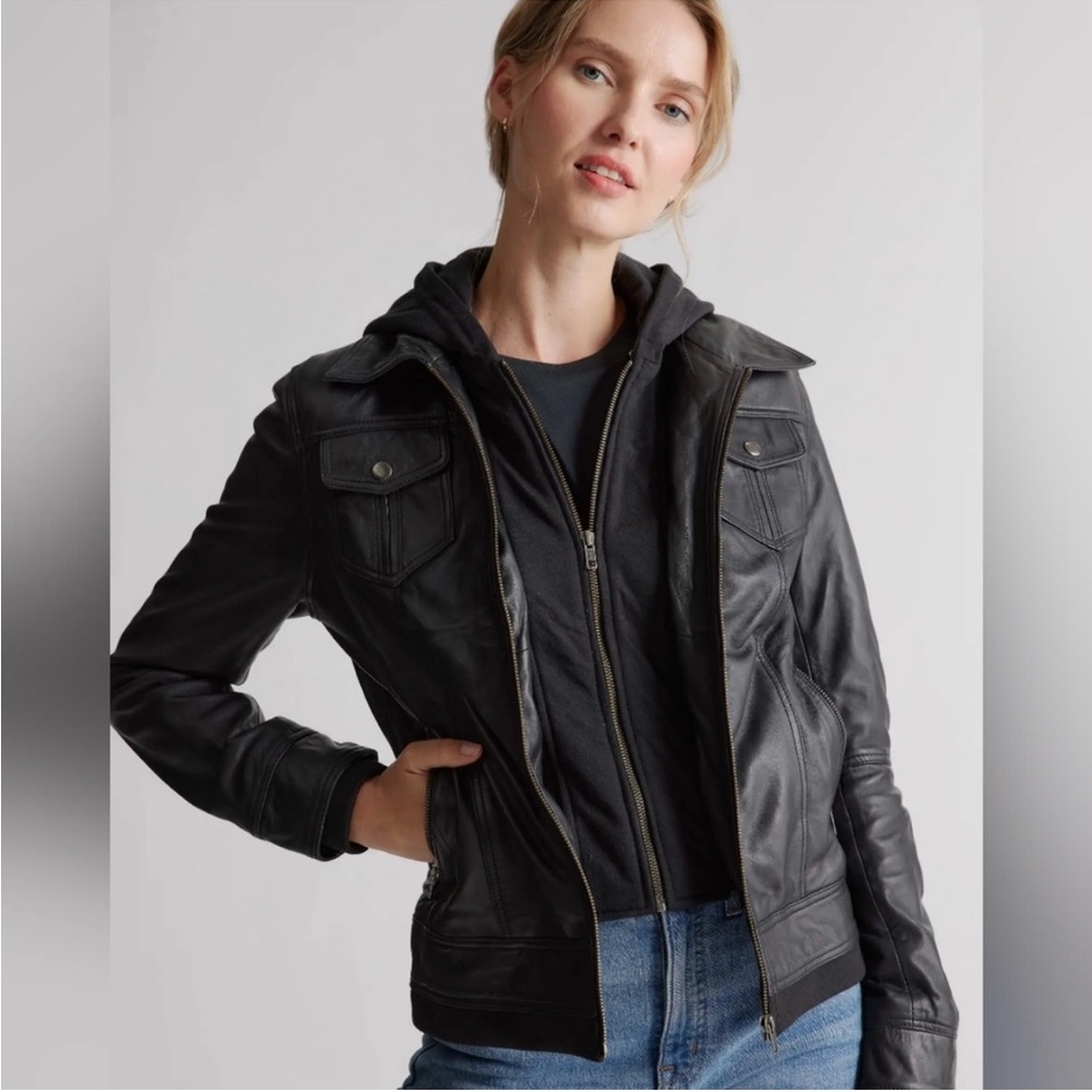 Quince Leather Jacket